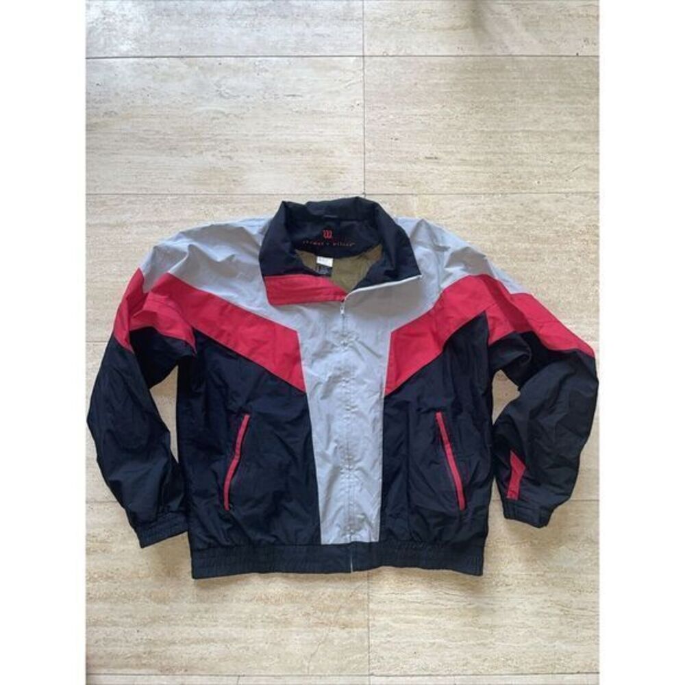 Vintage Thomas E Wilson Jacket Men's XL Colorblock Gore-Tex Full Zip Windbreaker